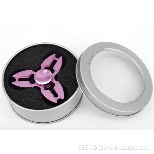 metal factory finger toy fidget spinner with high spped spin 5 minutes